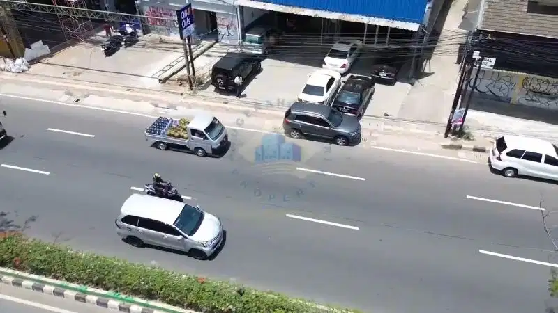 Di Jual Tanah ada Bangunan Ex Bengkel di Jln Raya Serpong Tangerang