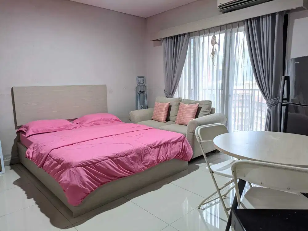 Studio Middle Floor Furnished Siap Huni