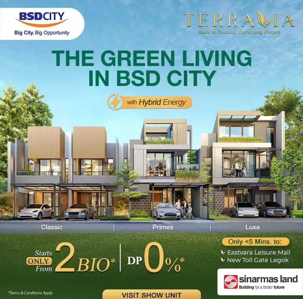 DP nol% & ckup utj 30jt! Cluster belova classic at terravia bsd city
