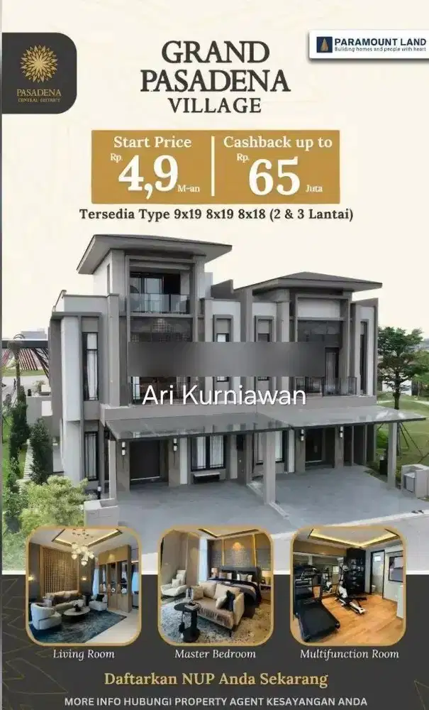 Grand Pasadena Village rumah mewah harga termurah akses termudah 4man