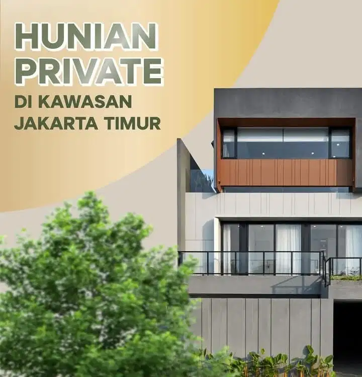 Rumah Cluster Ekslusif Dekat Stasiun Klender Rawamangun Pulomas