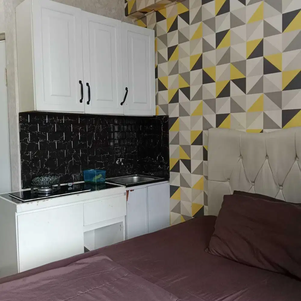 Apartment green Pramuka City studio mall furnish