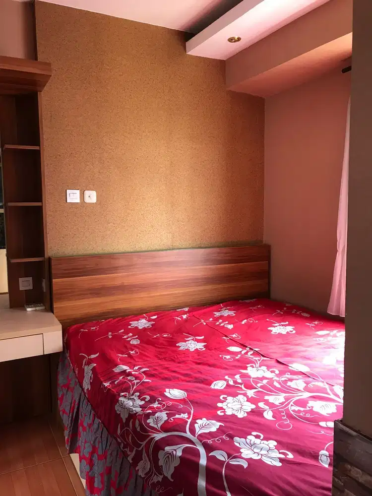 Apartemen the green pramuka city tipe connecting full furnish