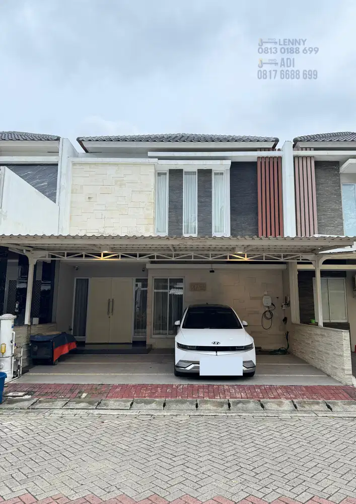 Jual Rumah Golf Lake Full Bangunan Hadap Barat Laut