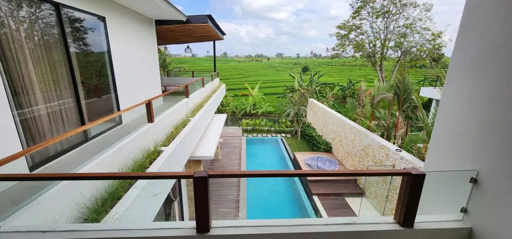 Brand New Luxury Villa di Pererenan, Sangat Eksklusif dengan Pemandangan Sawah yang Menakjubkan!