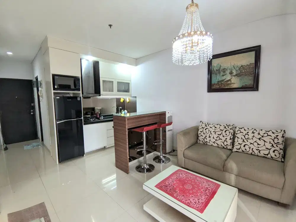 Disewakan 1 BR Lantai Tinggi View City , Tamansari semanggi siap huni