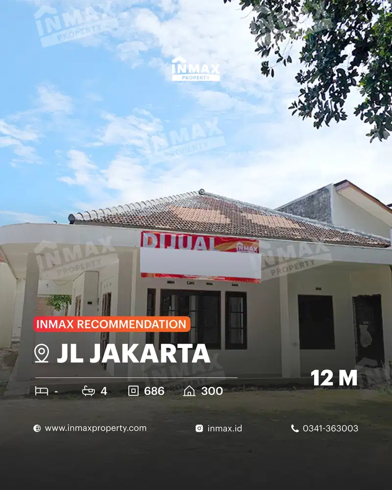 Ruang Usaha Ex Cafe Di Jl. Jakarta, Dekat Kampus UB, UM, Transmart