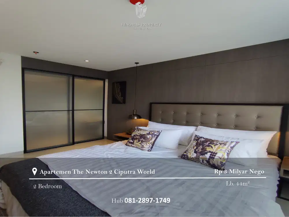 Dijual Apartement The Newton 2 Ciputra World 2 Bedrooms Furnished