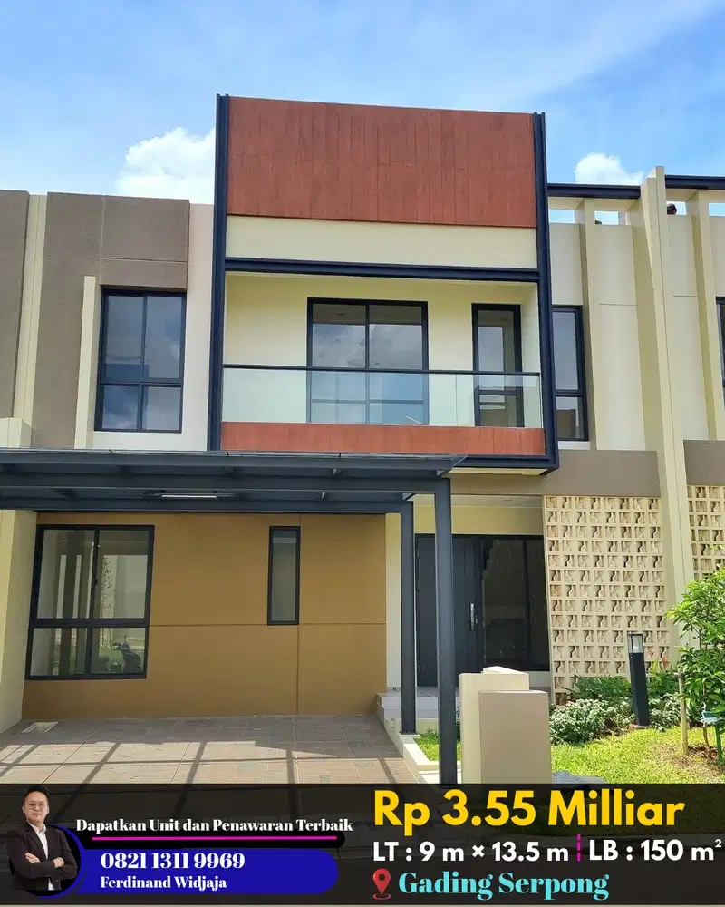 Rumah Murah BU Mewah Carson Gading Serpong Tangerang