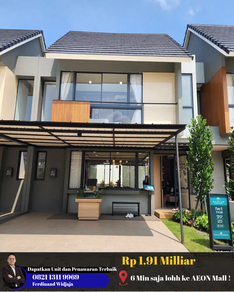 Rumah Murah Mewah Strategis Gavius Citra Garden Serpong 7x12Rumah Mura