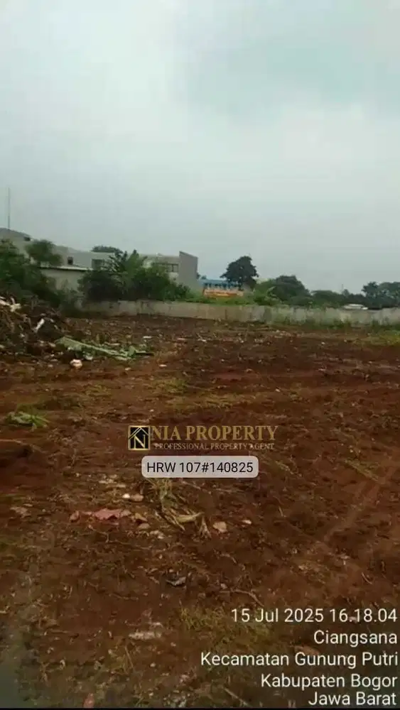 DIJUAL 2 KAVLING TANAH DI CIANGSANA, BELAKANG PAGAR KOTA WISATA