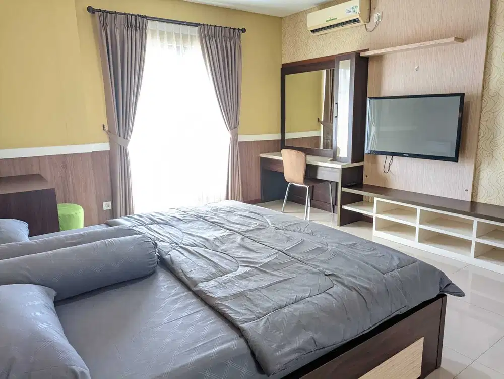 1 BR Furnished , Lantai Atas Apartemen Tamansari Semanggi