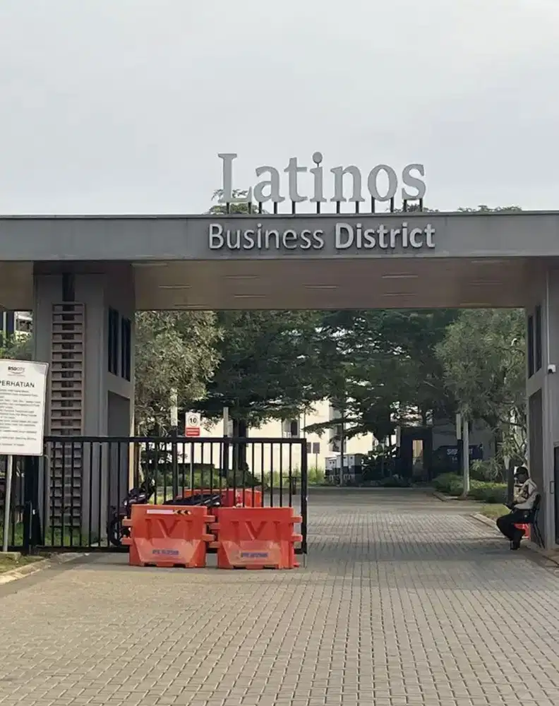 Rukan latinos bisnis distric ruko baru dekat tekno, gerbang toll