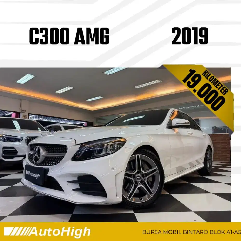 DP10% [Km19.000] C300 AMG 2019 White / C200 Reg 2020 #AUTOHIGH