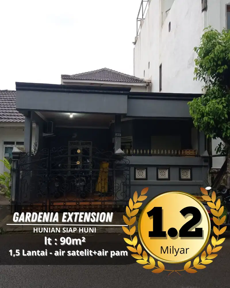 DIJUAL RUMAH GARDENIA EXTENSION CITRA RAYA, TANGERANG