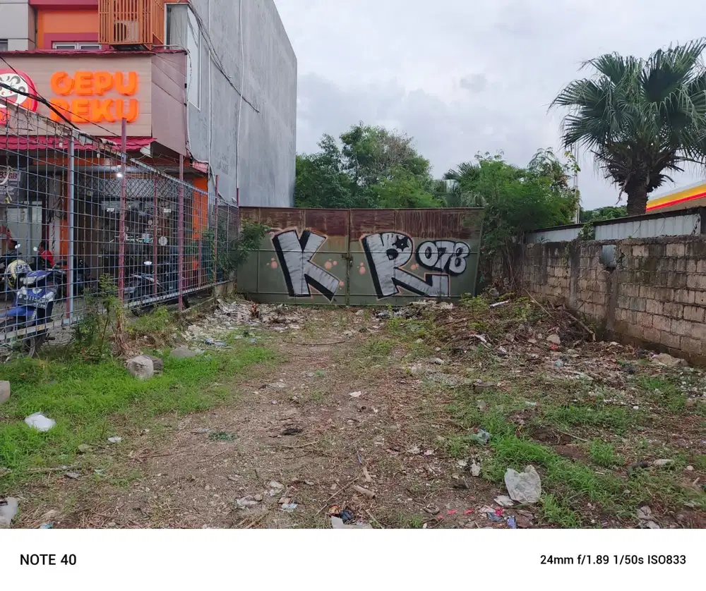 Kavling  cipondoh tang erangcocok untuk padel luas 3650