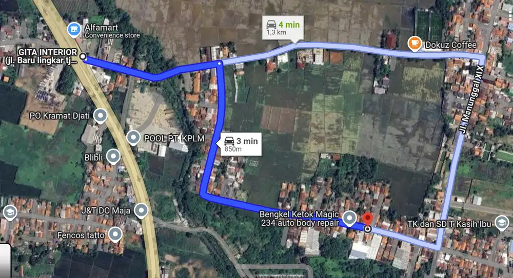 Dijual Rumah Kampung Akses Mobil di Margasari, Karawang Timur