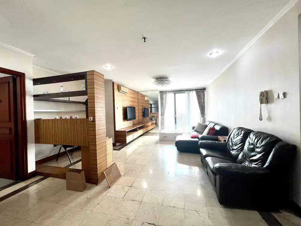 Dijual Apartemen Bumimas Tipe 3 Kamar Tidur Full Furnished