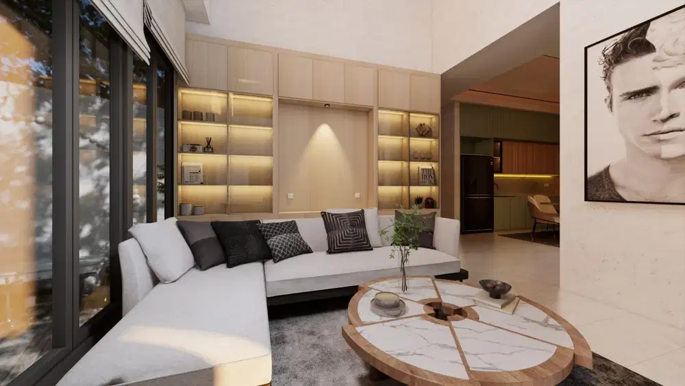 Rumah Mewah Furnished Interior Design Navapark Cluster Lancewood BSD