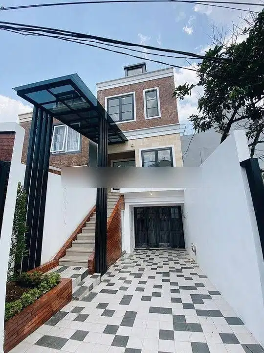 BRAND NEW HOUSE MODERN INDUSTRIAL DESIGN DI VETERAN BINTARO