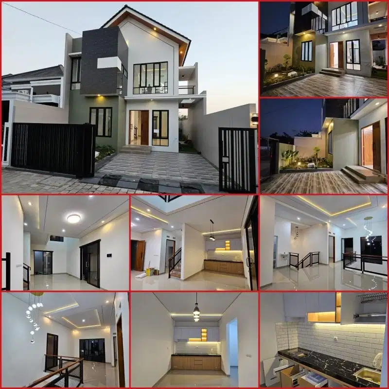 Rumah Modern Full Furnished di Perum di Jl Kaliurang km12