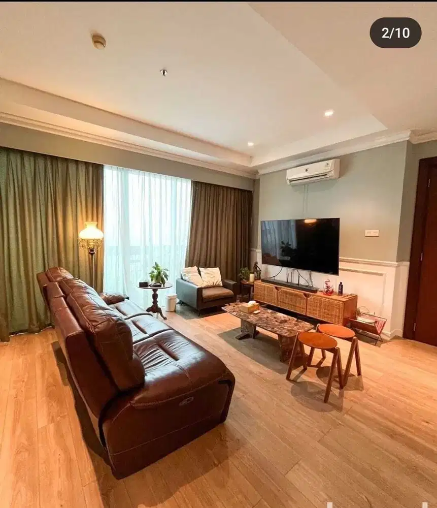 Dijual Murah Apartemen Kemang Mansion Tipe 2 Kamar Tidur Furnished