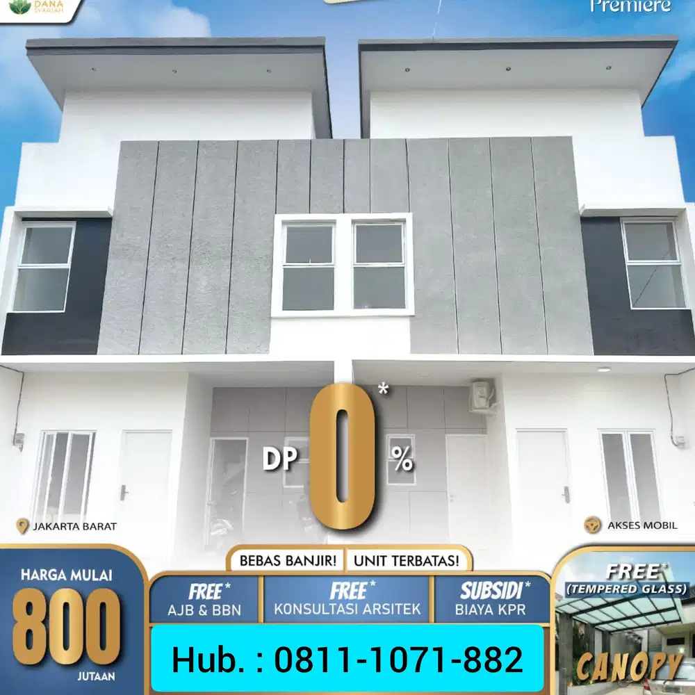 Rumah Dijual Semanan Kalideres, Dekat Stasiun, Pintu Tol dan Bandara