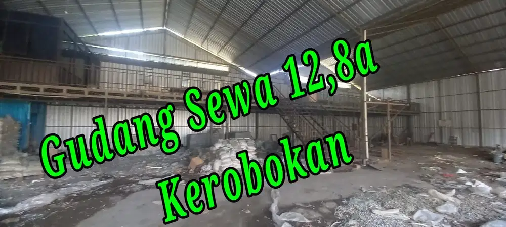 Disewakan Gudang 12,8a di area Jln Kerobokan Bali