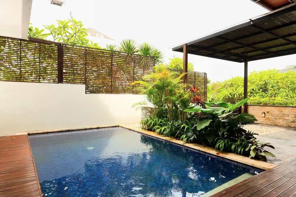 Villa view laut dari rooftop area Nusa Dua Kuta Selatan Badung Bali