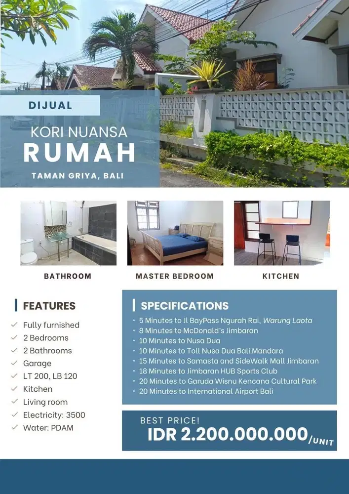 Rumah Strategis Taman Griya, Kori Nuansa