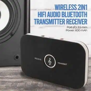 Wireless 2in1 HiFi Audio Bluetooth Transmitter Receiver 3.5mm