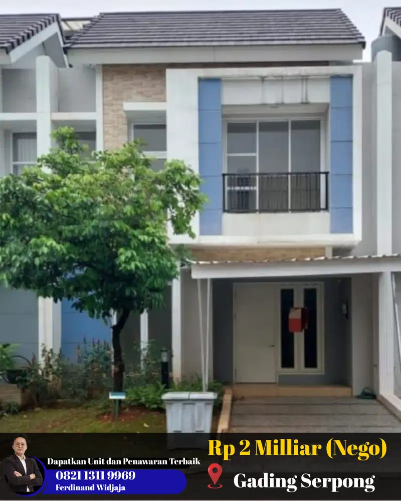 Rumah Murah Verdi Symphonia Gading Serpong Dekat BSD