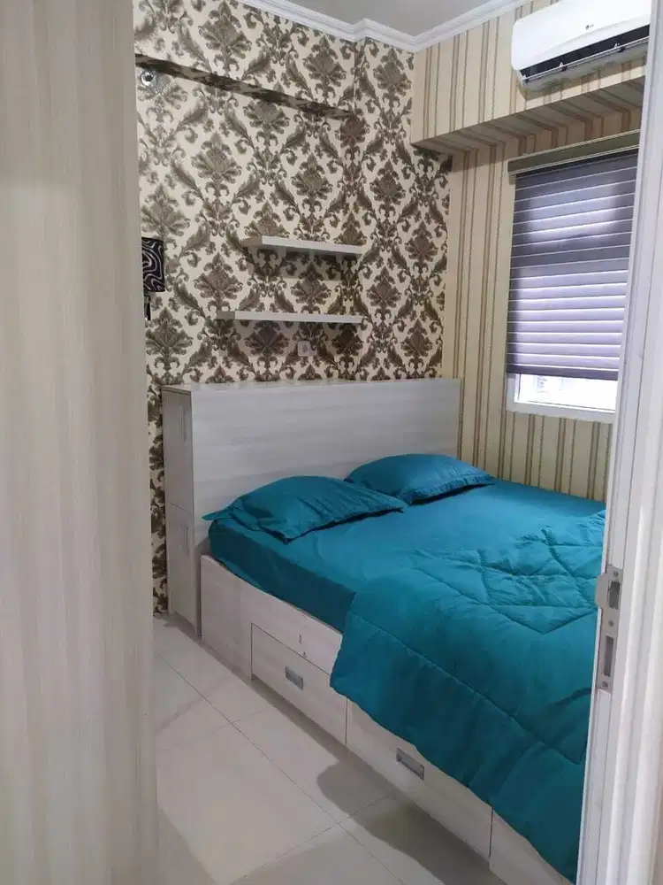 Green pramuka city apartment unit 2 br full furnish