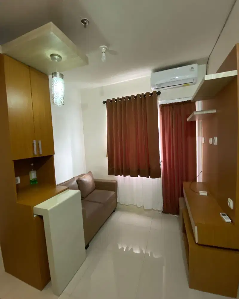 Disewakan apartemen green pramuka city 2 kamar furnish harian