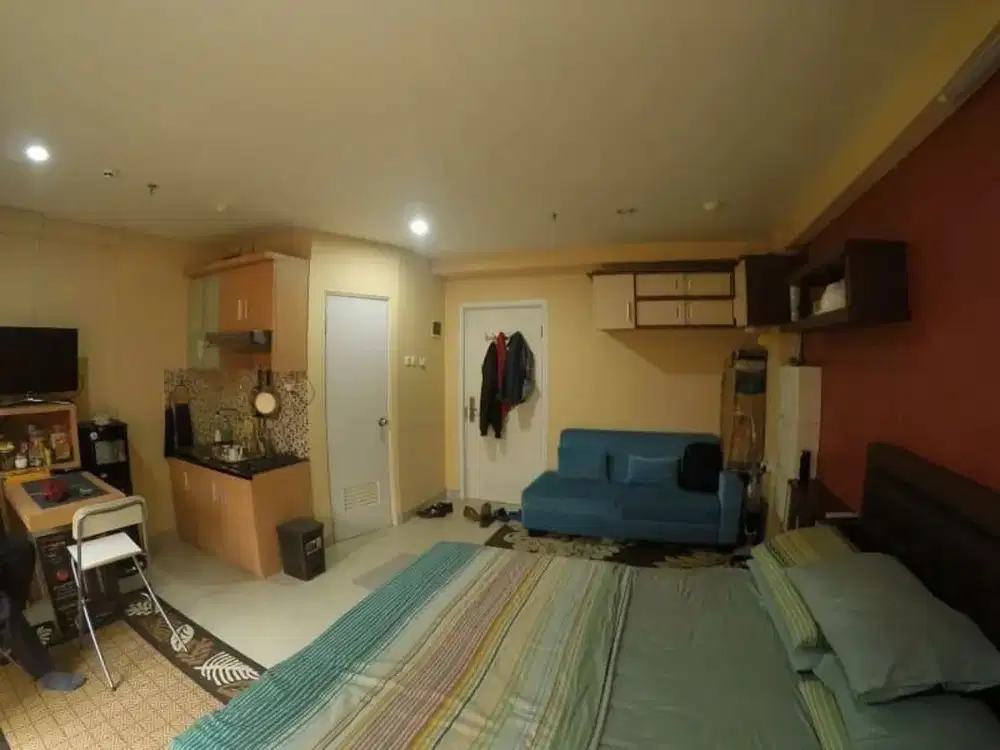 The green apartment pramuka city studio furnish
