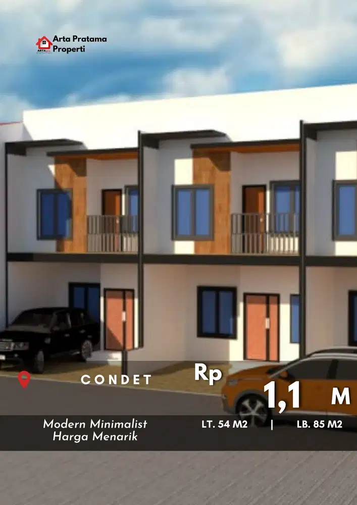 Di Jual Rumah Kondisi Baru Bagus Siap Huni di Condet, Jakarta Timur