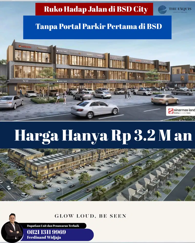 Ruko Pinggir Jalan Besar BSD Gading Serpong