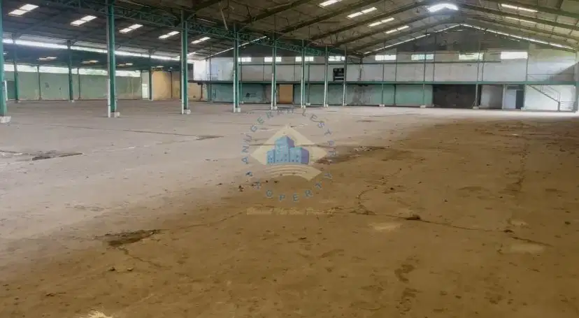 Jual pabrik di jl raya curug dekat exit tol bitung tangerang