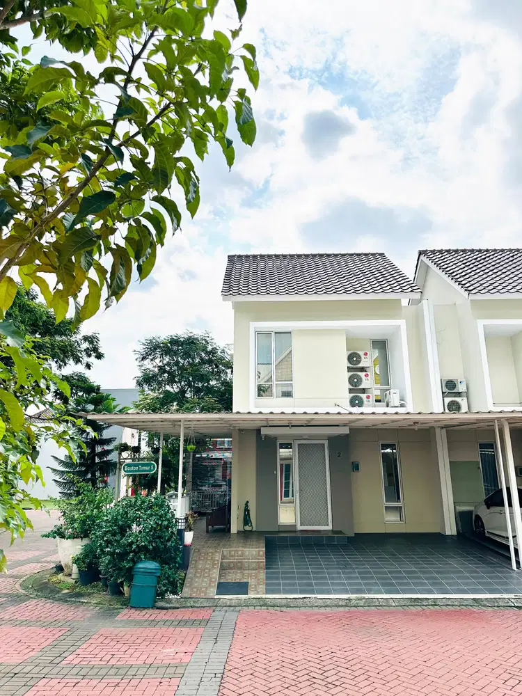 DISEWAKAN! RUMAH FULL FURNISHED POSISI HOOK KAWASAN GADING SERPONG
