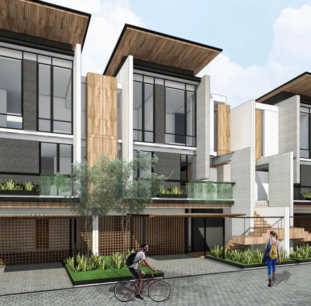 Dijual rumah baru murah strategis mewah di dekat gatot subroto