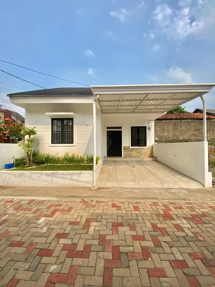 Stok terbatas! Rumah siap huni akses strategis 5km ke LRT Cibubur