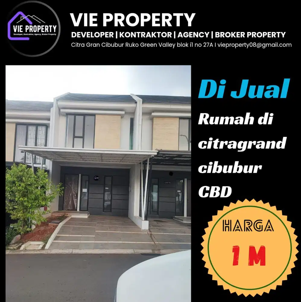 MURAH Rumah Citragran CBD Cibubur Siap Huni Harga Nego