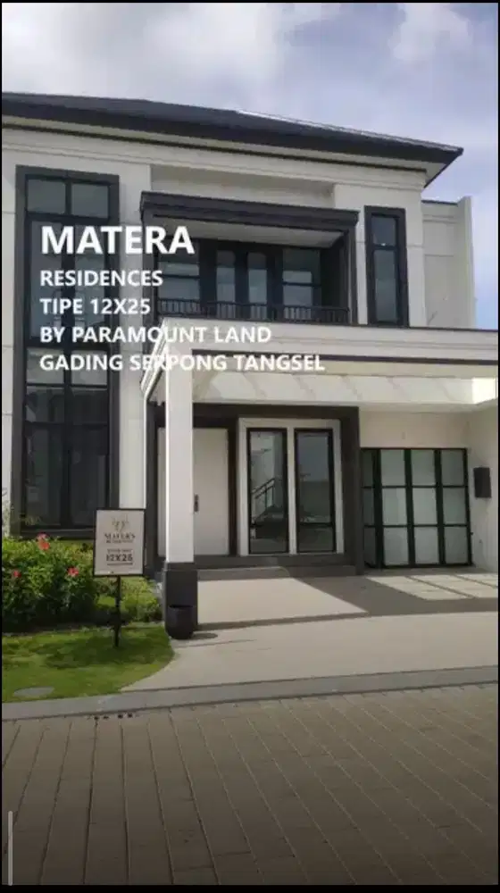 Dijual Rumah Premium Show Unit Matera Residence Gading Serpong