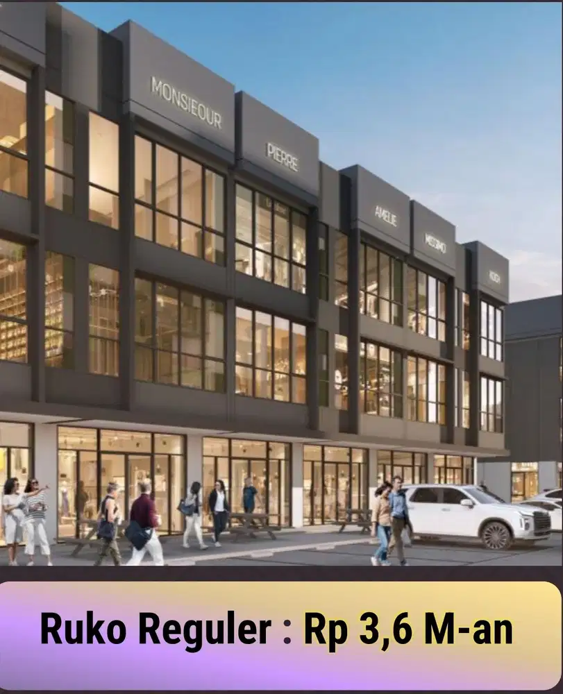 Ruko Reguler Maxim Square Victoria Central District Grading Serpong