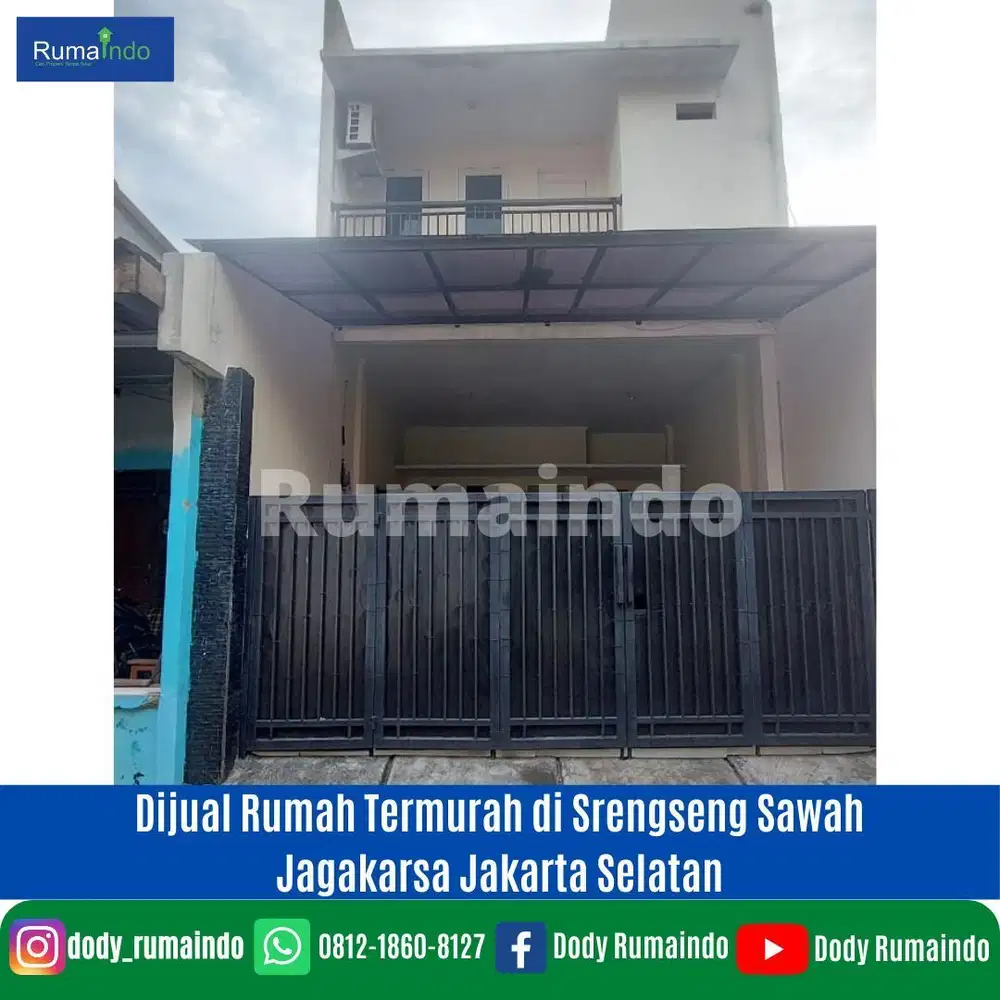 Dijual Rumah Termurah di Srengseng Sawah Jagakarsa Jakarta Selatan