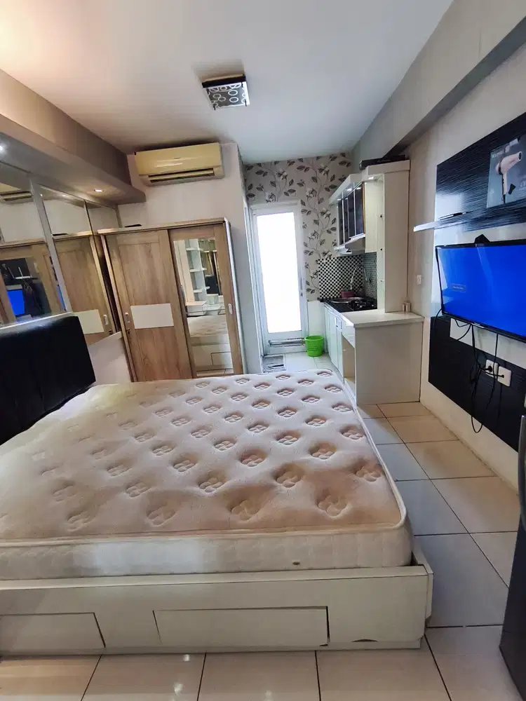 Sewa studio furnish apartemen green  bay pluit jakarta utara greenbay