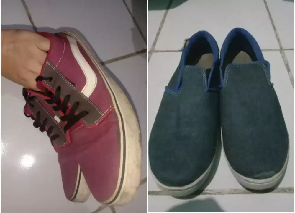 Sepatu 3 Pasang Uk 41(Tali,Slip On,Pantofel)