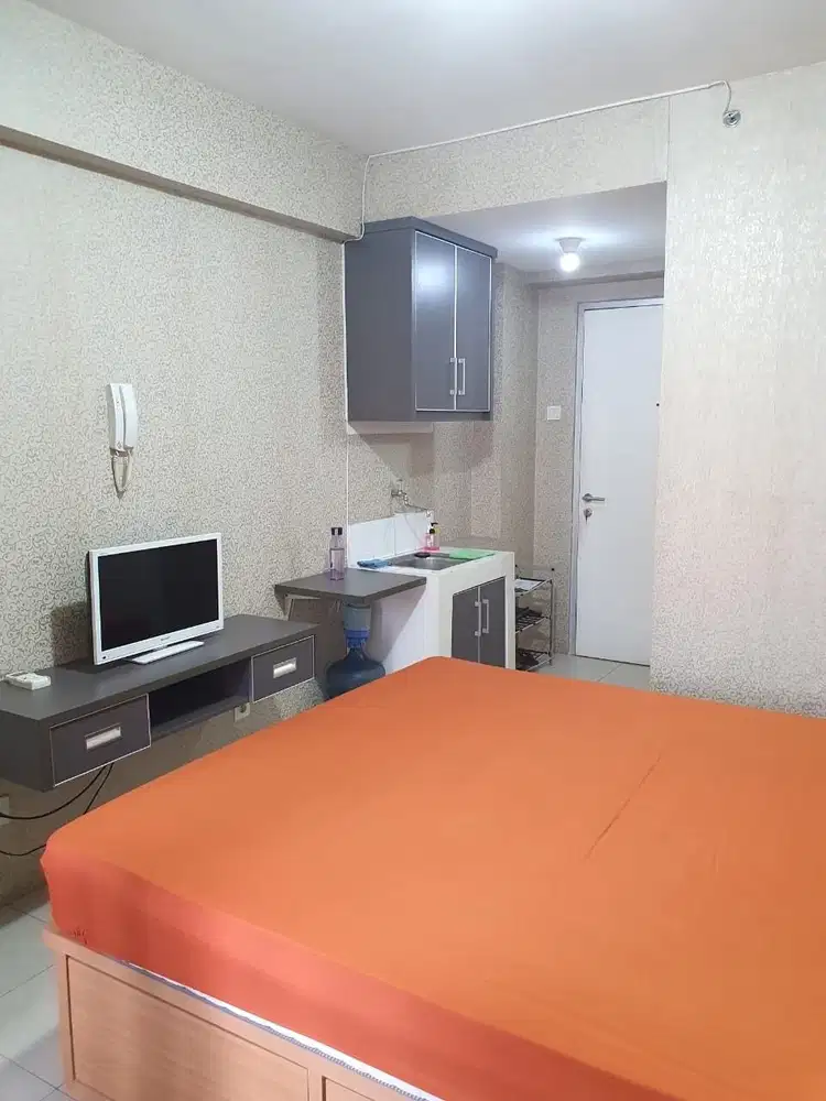 Apartemen Green Bay Pluit Studio Semi Furnished View Inner Court