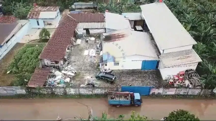 Dijual Gudang Area Strategis di Dangdang, Cisauk - Tangerang. Akses Container 40 Feet!