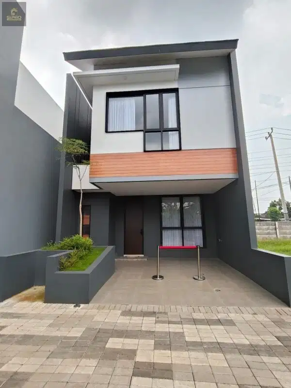 Rumah 2 Lt Kualitas Bata merah Konsep Jepang di Pamulang